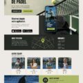 Création d'un site web pour un club de padel