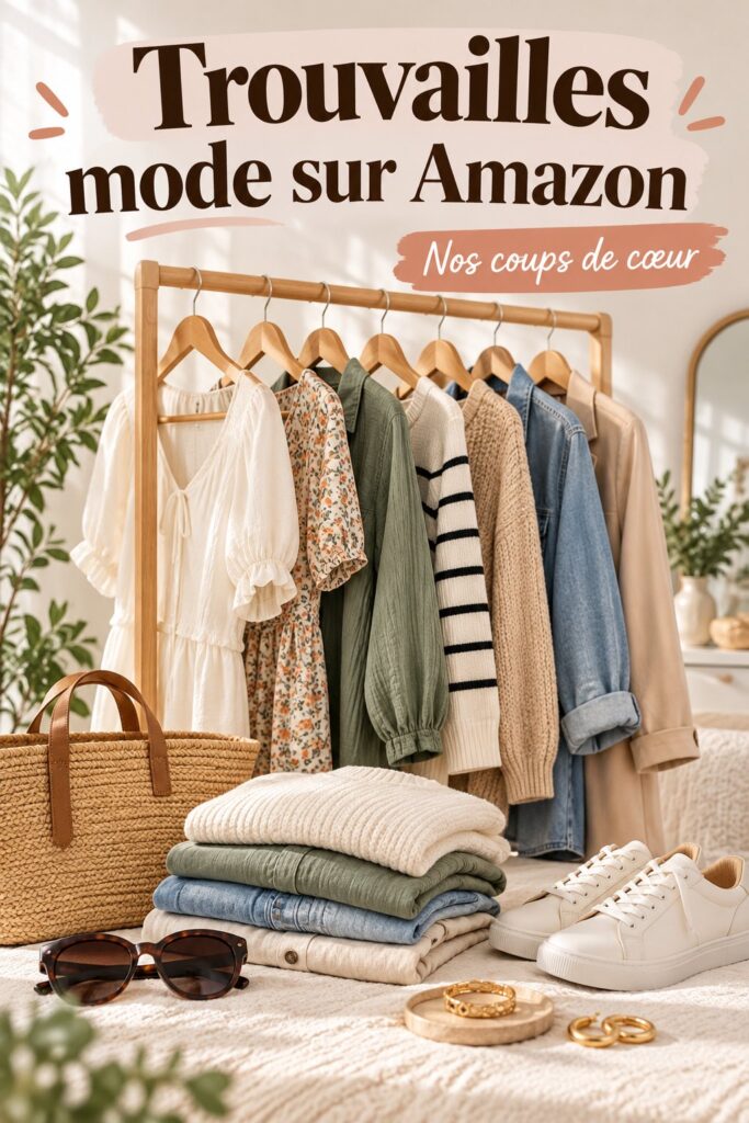 Femme portant une tenue tendance trouvée sur Amazon en 2025.
