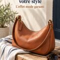 Femme stylée arborant un accessoire tendance qui rehausse son look.