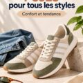 Vue de sneakers Adidas I-5923 en mode décontracté, parfaites pour le sport.