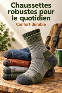 Chaussettes de sport confortables prêtes pour l'entraînement
