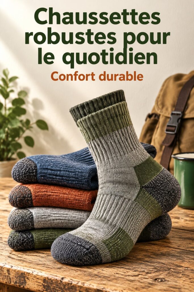 Chaussettes de sport confortables prêtes pour l'entraînement