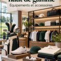 Vue de la boutique de golf à The Hills, équipée pour toutes les golfeuses