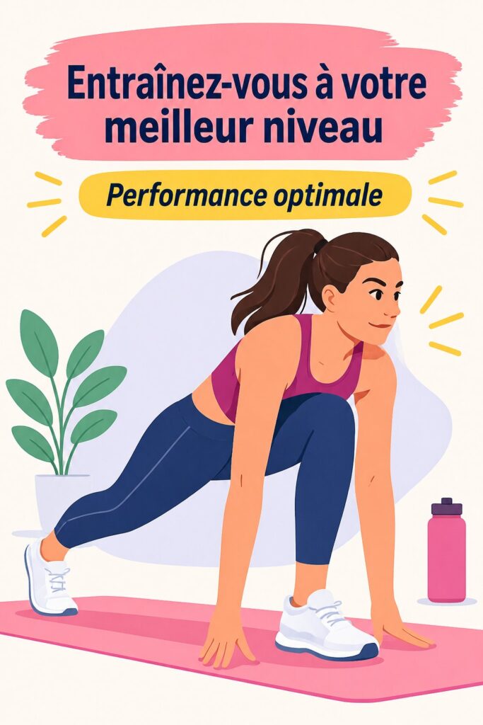 Femme s'entraînant dans un parc, affichant une expression de concentration et d'énergie, symbole d'une performance sportive optimale.